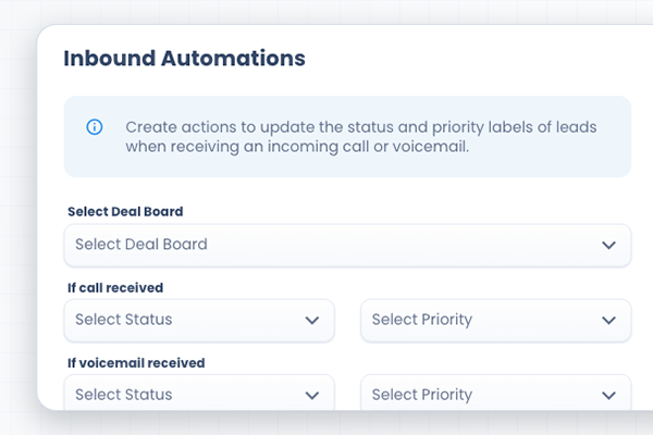 Workflow automation dashboard